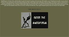 Desktop Screenshot of mantidforum.net